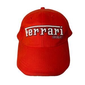 Official Ferrari Gear Classic Cap Red Adjustable Cap Hat Vintage F1 Formula 1